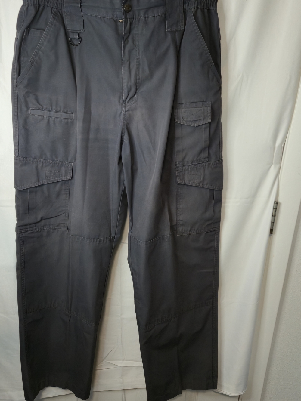 Vintage 90s Propper Double Knees Tactical Pants 38x34 Baggy Fit Gray Cargos0704